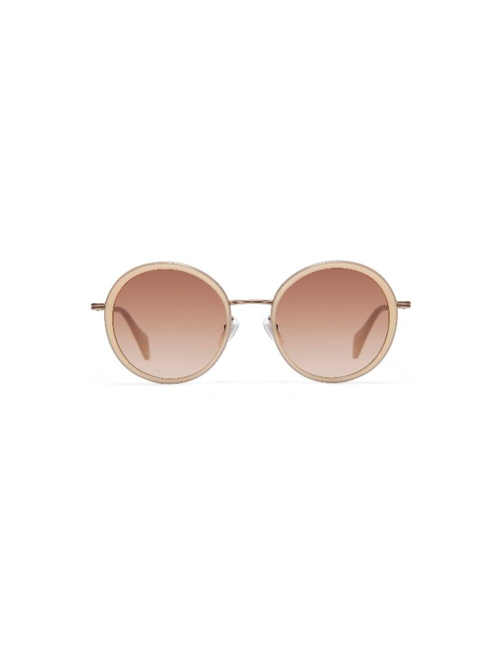 New Gigi Studios Women's Sunglasses Brown Round Metal Frame PAIGE 5 52